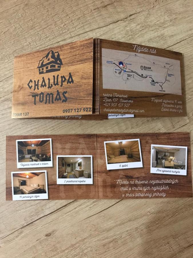 Chalupa Tomas Ždiar Eksteriør billede